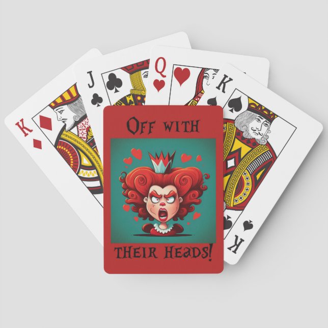 Jeu De Cartes Queen of Hearts Jouer des cartes (dos)