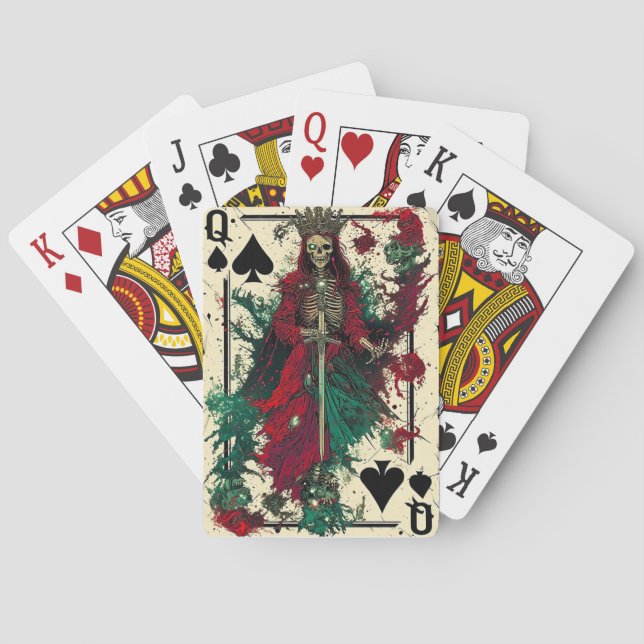 Jeu De Cartes Queen of the Cursed Deck (dos)