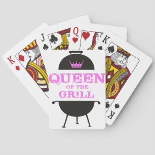 Jeu De Cartes Queen Of The Grill, Couronne Rose