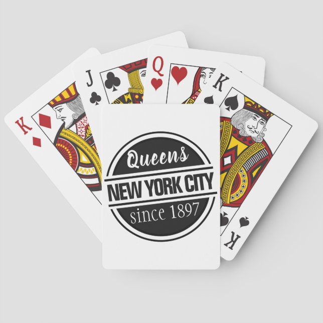 Jeu De Cartes Queens NYC 1897 (dos)