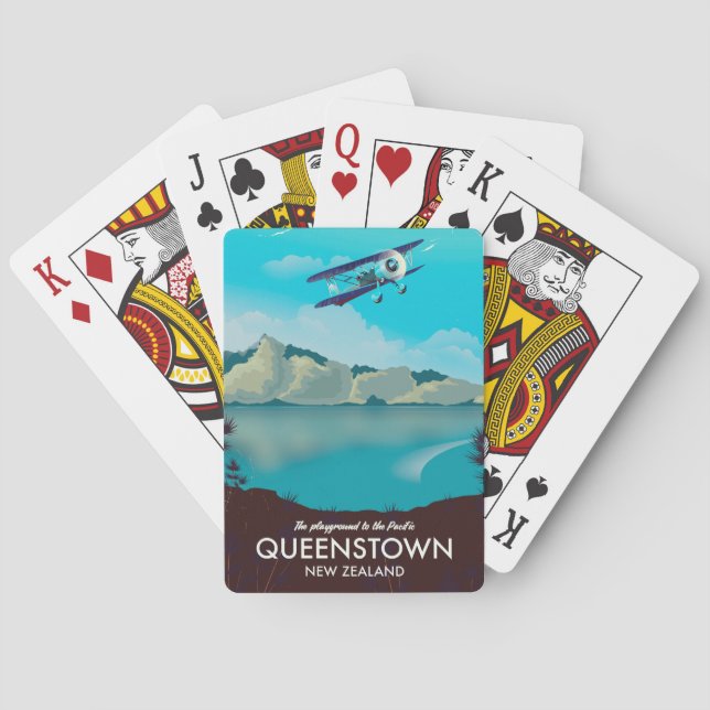 Jeu De Cartes Queenstown Nouvelle-Zélande (dos)