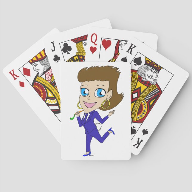 Jeu De Cartes queue de lapin chibi (dos)