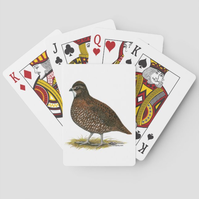 Jeu De Cartes Queue rouge du Tennessee (dos)