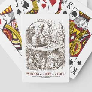 Jeu De Cartes Qui... Es... Vous ? Alice Caterpillar Wonderland