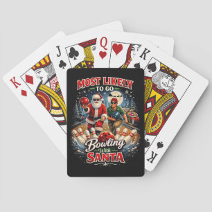 Jeu De Cartes Quilles avec le Père Noël