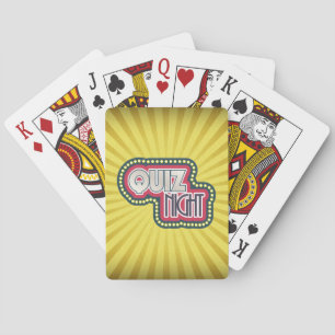 Jeu De Cartes Quiz Nuit Trivia Party Jaune Sunburst