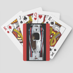 Jeu De Cartes RACE CAR - rouge, blanc, bleu