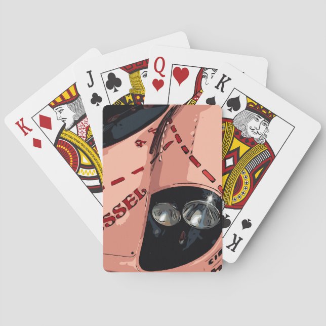 JEU DE CARTES RACER D'ENDURANCE - ROSE (dos)