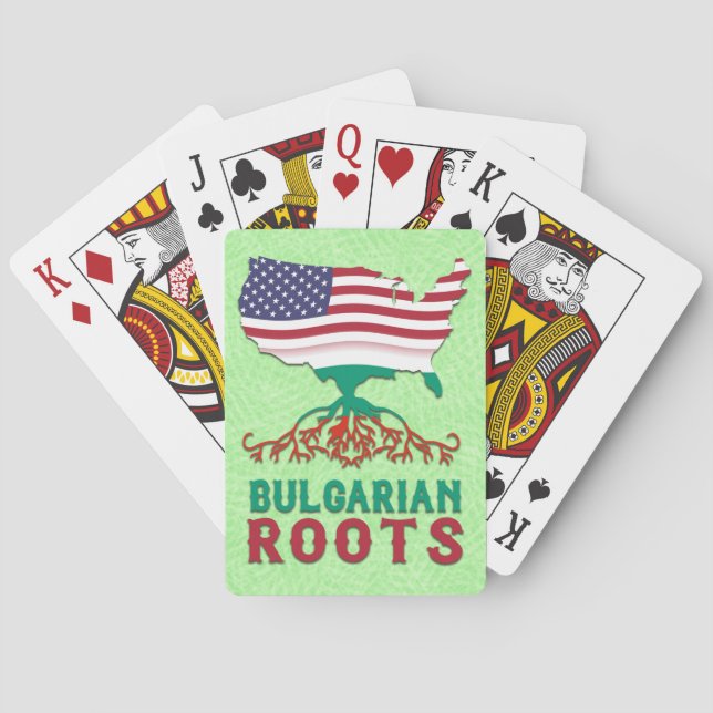 Jeu De Cartes Racines américaines bulgares (dos)