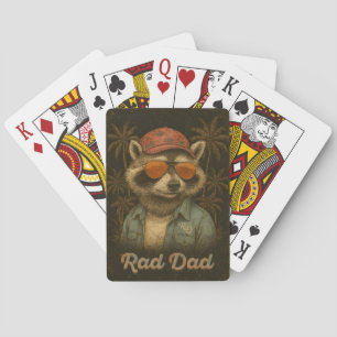 Jeu De Cartes Rad Papa Drôle Bonne Fête des pères Vintage