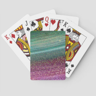 Jeu De Cartes Rainbow Textured Pink Poker Deck de cartes
