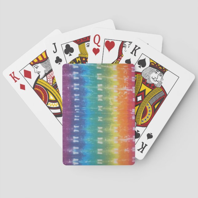 Jeu De Cartes Rainbow Tie Dye Bicycle Lecture Cartes (dos)