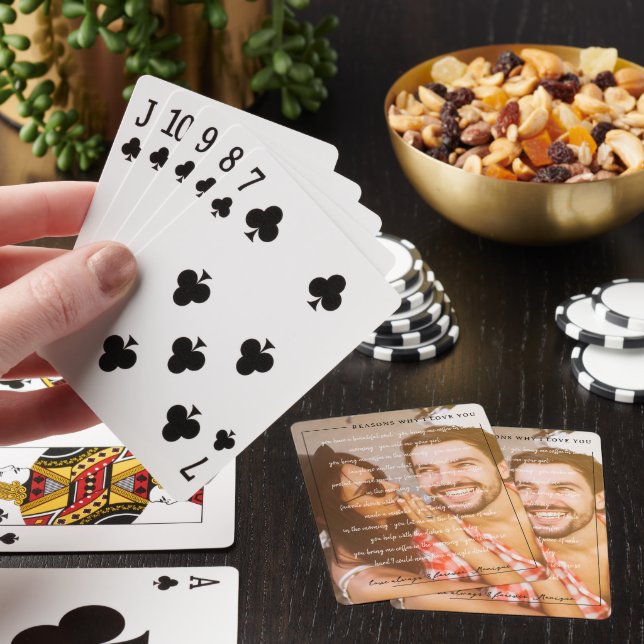 Jeu De Cartes Raisons pour lesquelles je t'aime | Photo personna (In Situ)