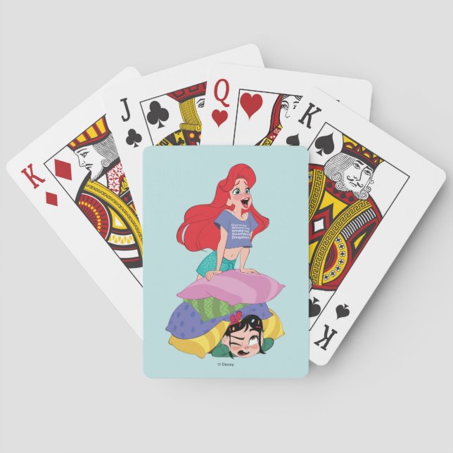 Jeu De Cartes Ralph rompt Internet | Ariel et Vanellope (dos)