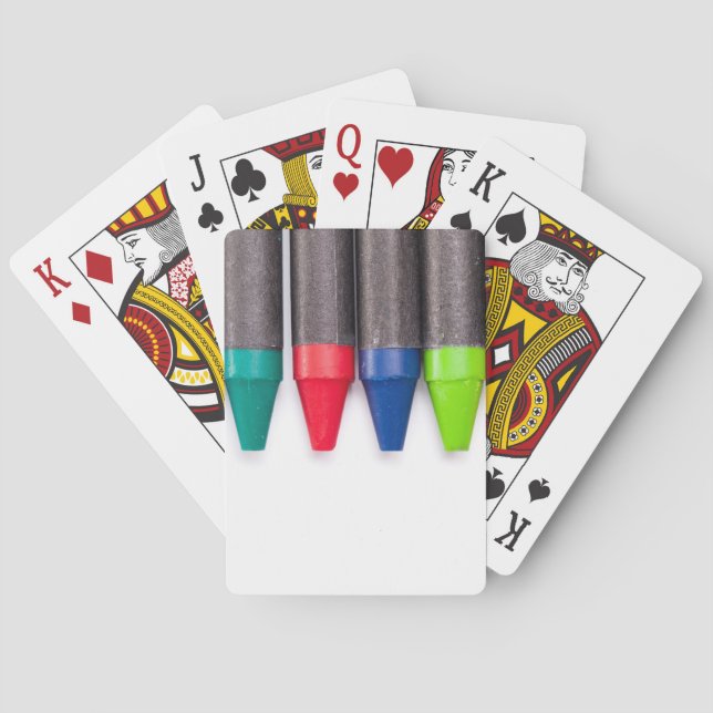 Jeu De Cartes Rangée de Crayons (dos)