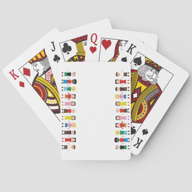 Jeu De Cartes Rangée Enfants (dos)