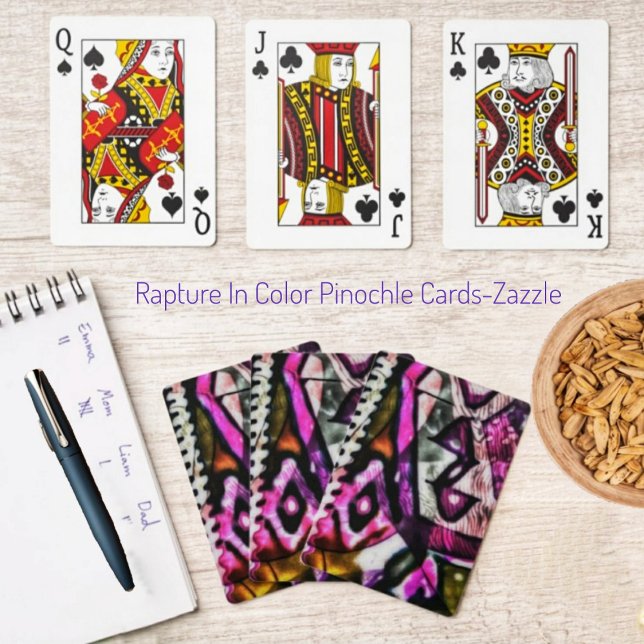 Jeu De Cartes Rapidité Dans Les Cartes Pinochle Couleur (Créateur téléchargé)