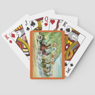 Jeu De Cartes Rare Catskill Mountain Cats Jouer aux cartes