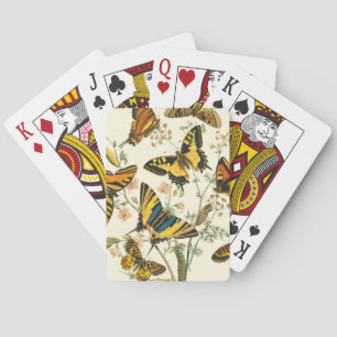 Jeu De Cartes Rassemblement coloré des papillons et des