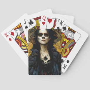 Jeu De Cartes Raven Witch 3 Imaginaire Horreur Goth Gothique