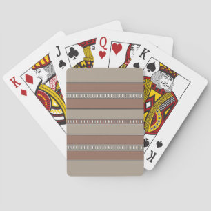 Jeu De Cartes Rayures de mosaïque du désert