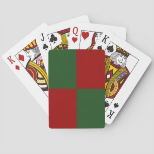Jeu De Cartes Rectangles rouges et verts