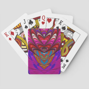 Jeu De Cartes Red Blue Purple Design Jouer Cartes ~ Original