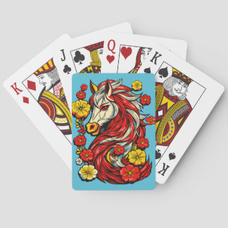 Jeu De Cartes Red Fire Horse – Chinese Zodiac 2026