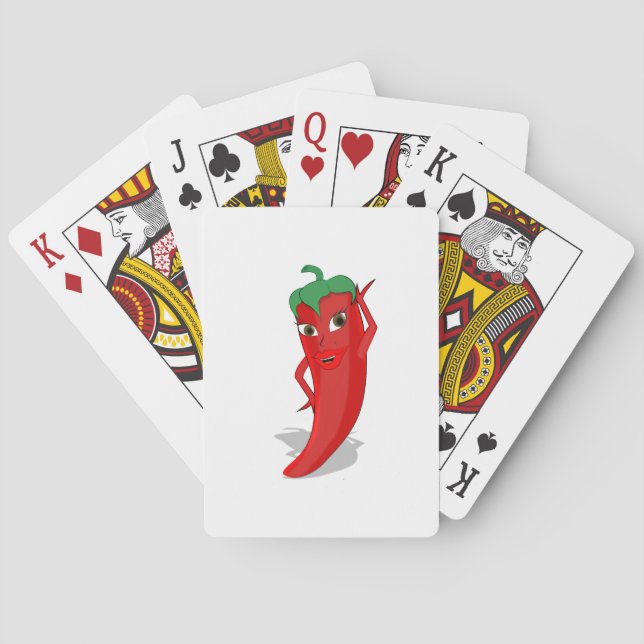 Jeu De Cartes Red Hot Pepper Diva (dos)