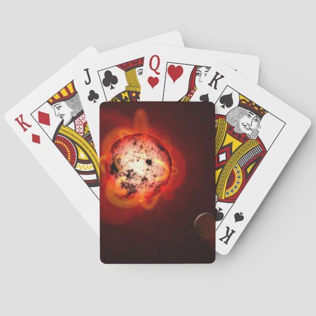 Jeu De Cartes Red Nwarf Star Orbité Par Une Hypothétique Exoplan (dos)