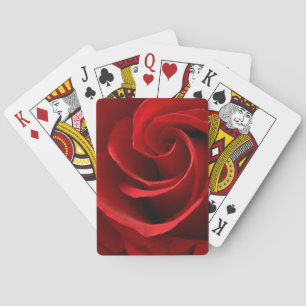 Jeu De Cartes Red Rose Bicycle® Poker Playing Cards.