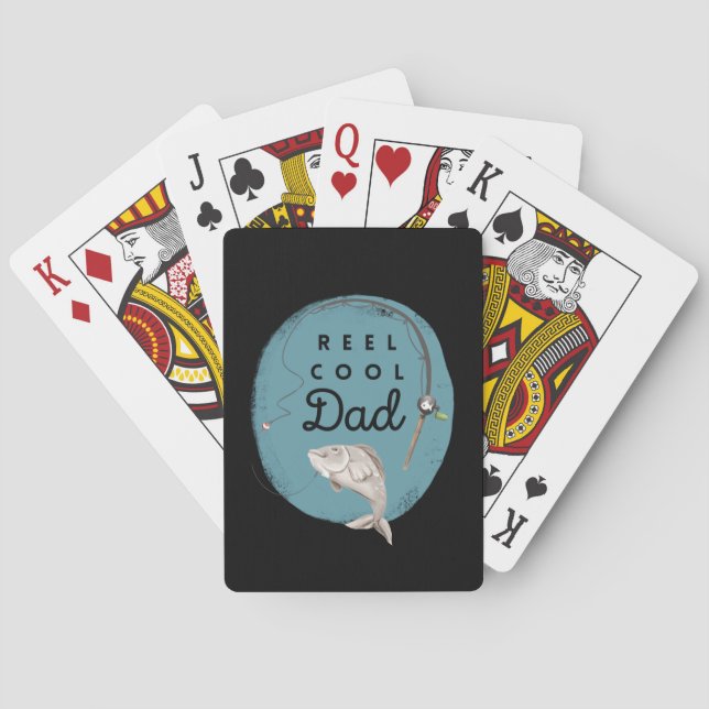 Jeu De Cartes Reel Cool Papa Pêche Plaintes (dos)