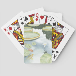 Jeu De Cartes Reflet de l'étang aux carpes avec poissons et nénu