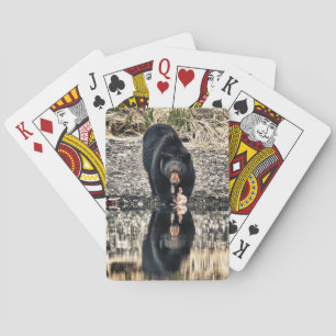 Jeu De Cartes Réflexions de l'ours noir