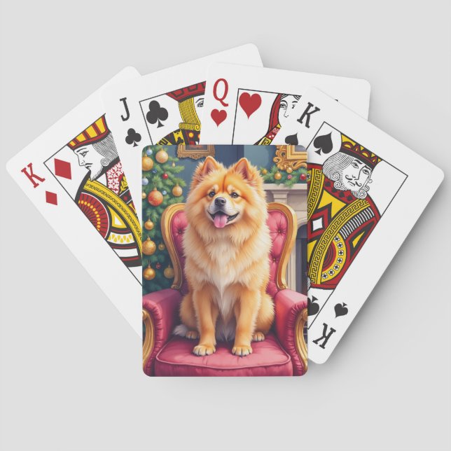 Jeu De Cartes Regal Chow Chow by Grand Christmas Tree Holiday (dos)