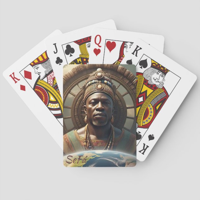 Jeu De Cartes Regal Guardian carte de jeu (dos)