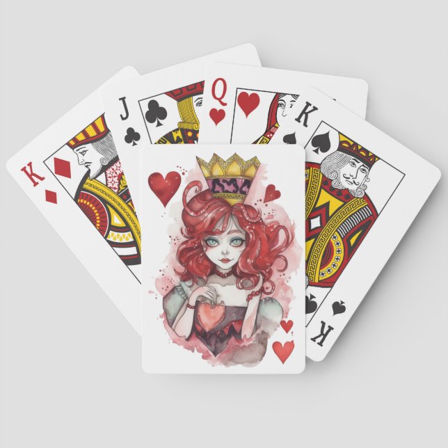 Jeu De Cartes ❤️ Reine des Coeurs ❤️ (dos)