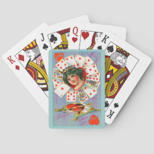 Jeu De Cartes REINE DES COEURS, Saint Valentin