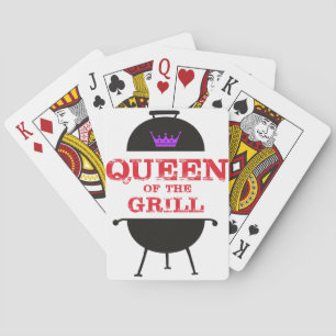 Jeu De Cartes Reine Du Grill, Rouge Couronne Violet