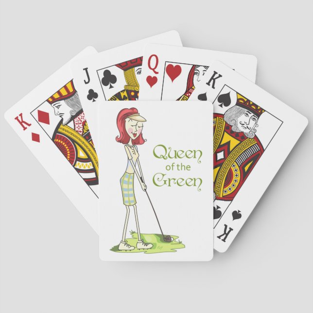 Jeu De Cartes Reine du Vert (dos)