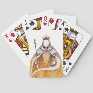 Jeu De Cartes Reine Elizabeth I - illustration historique