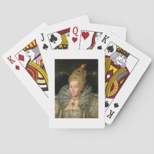 Jeu De Cartes Reine Elizabeth I (portrait de la longueur du bust