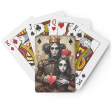 Reine et roi des coeurs