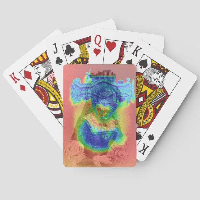 Jeu De Cartes Reine Psychedelic (dos)