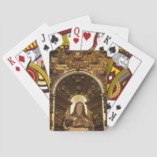 Jeu De Cartes Religious art representing Santa Teresa