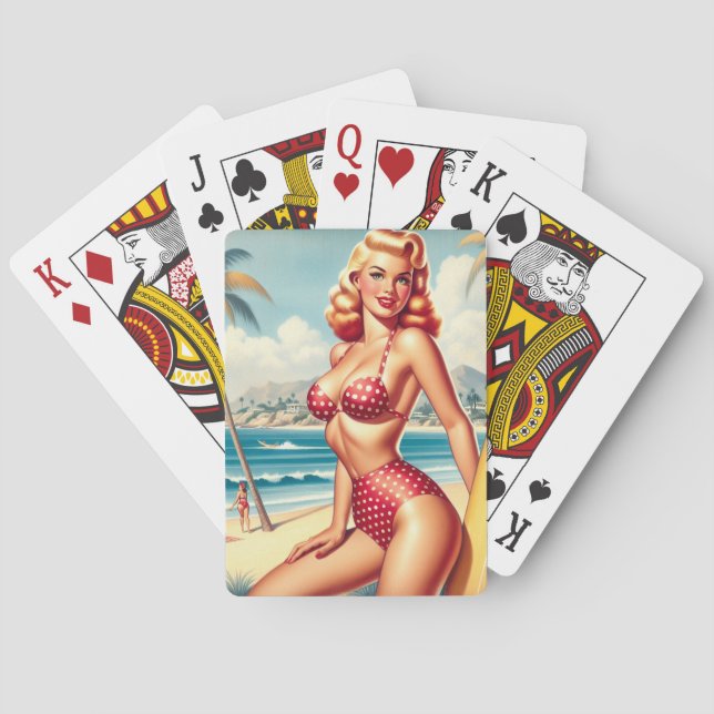 Jeu De Cartes Remorque Surf vers le haut (dos)
