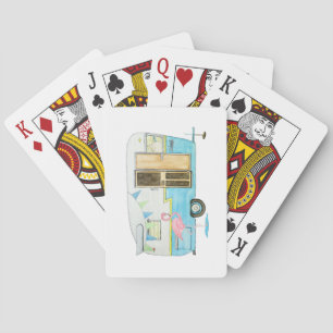Jeu De Cartes Remorque Vintage Camper
