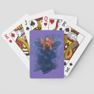 Jeu De Cartes Renaissance. Squelette avec ailes se levant