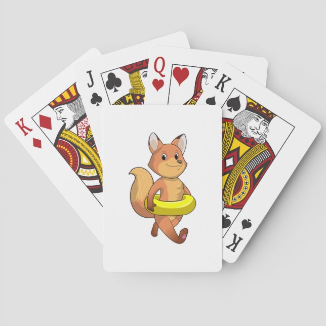 Jeu De Cartes Renard avec Lifebuoy (dos)