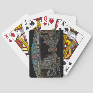 Jeu De Cartes RENO NEVADA VINTAGE NON Art COLORÉ